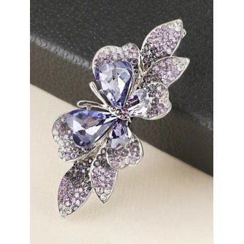 Fairycore Butterfly Rhinestones Elegant Hair Clip