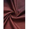 Tie Dye Print Corset Style Dress Lace Up Surplice Neck Handkerchief Hem Midi Dress - DEEP COFFEE S