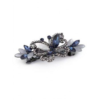 

Butterfly Shape Marquise Rhinestones Vintage Hair Clip, Blue