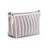 Sac de Rangement Cosmétique Portable de Voyage à Imprimé Rayé - multicolor A 