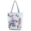 Sac Fourre-tout à Imprimé 3D Scène en Toile - multicolor C 