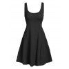 Ensemble de Pull à Capuche en Tricot à Câble et de Mini Robe - Noir L | US 8-10