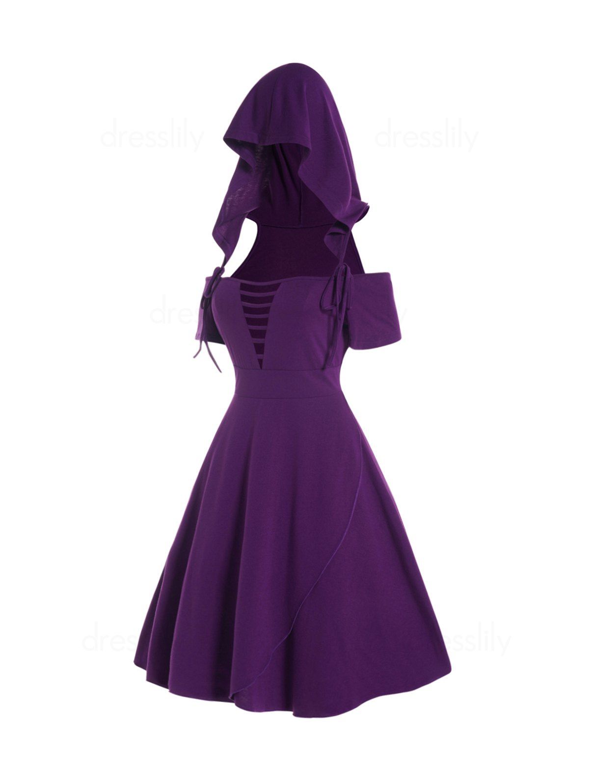 Dresslily 2025 hooded dress