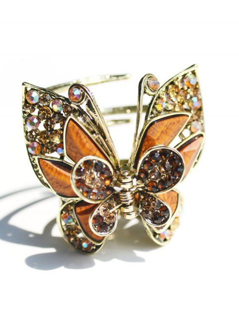 Pinces à Cheveux Tendance Motif Papillon Coloré en Strass