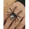 Bague Tendance Motif Araignée pour Halloween - Noir 
