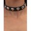 Collier Ras-de-Cou en Simili Cuir avec Pendentif en Forme de Cœur en Métal - Noir 1PC