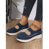 Breathable Cut Out Slip On Casual Shoes - Bleu EU 40
