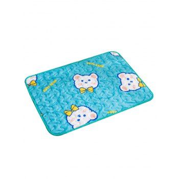 

Cartoon Print Summer Non-slip Pet Pad For Dog and Cat, Blue