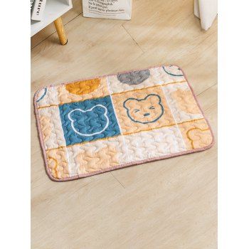 

Cartoon Print Summer Non-slip Pet Pad For Dog and Cat, Light orange