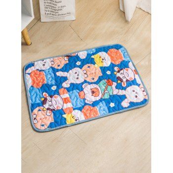 

Cartoon Print Summer Non-slip Pet Pad For Dog and Cat, Multicolor a