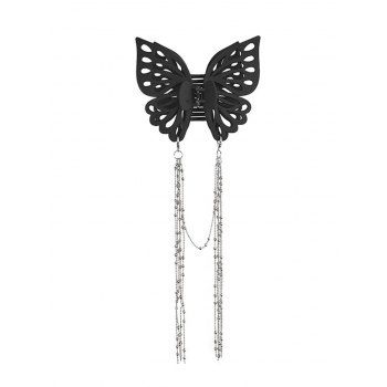 

Plain Color Hollow Out Butterfly Pattern Hair Claws, Black