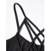 Robe d'Halloween à manches en dentelle et motif tête de mort, robe mi-longue gothique à épaules dénudées et ourlet mouchoir - Noir XXL