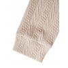 Mini Robe Décontractée Simple Tricotée en Couleur Unie à Epaule Dénudée - Jaune clair L