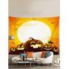 Tapisserie Murale Pendante Décoration D'Art D'Halloween à Imprimé Citrouille - multicolor A 150*100CM
