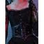 Ceinture Large Décoré de Rivet à Lacets et Paillettes - Noir 1PC