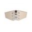 Ceinture Corset Large Décoré de Œillets et D'Œillets - Blanc Chaud 1PC