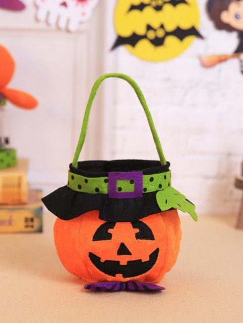 Funny Halloween Cosplay Bucket Candy Bag