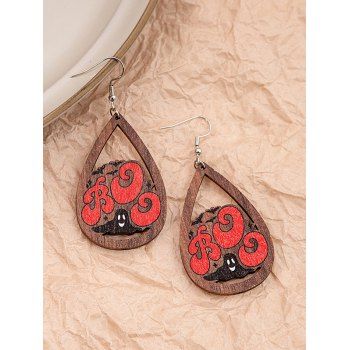 

Halloween Funny Ghost Waterdrop Hook Drop Earrings, Multicolor