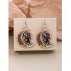 Boucles D'Oreilles Pendantes en Forme de Lune pour Halloween - multicolor 
