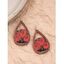 Boucles D'Oreilles D'Halloween Pendantes Fantôme Goutte d'Eau - multicolor 