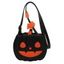 Sac à Bandoulière D'Halloween en Forme de Citrouille Amusante - Noir 