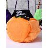 Sac de Bonbons D'Halloween avec Volume Amusant - Orange Foncé 