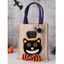 Sac de Cadeau D'Halloween Motif Drôle Dessin Animé - Noir 
