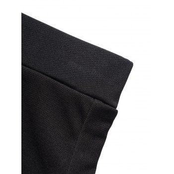 Skirted Pants Plain Color Skinny Casual Pants 