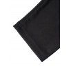 Pantalon skinny punk à lacets et boucle à œillets, taille élastique - Noir XXL
