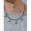Collier Chaîne D'Halloween Gothique Crâne en Alliage - Argent 1PC