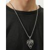 Collier Vintage Pendant Dragon Volant en Acier Inoxydable - Argent 1PC