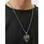 Collier Vintage Pendant Dragon Volant en Acier Inoxydable - Argent 1PC