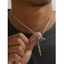 Collier avec Pendentif Motif Épée et Dragon - Argent 1PC