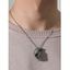 Collier en Chaîne Gothique Motif Crâne D'Halloween Style Vintage - Argent 1PC