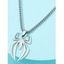 Collier Chaîne Pendant Araignée Style Punk en Acier Inoxydable - Argent 1PC
