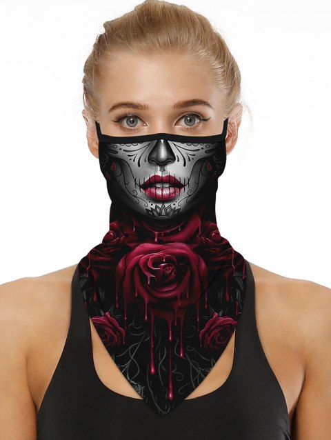 Masque Triangulaire 3D pour Visage D'Halloween à Suspendre