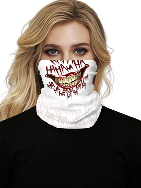 Masque de Protection Solaire Motif Lèvres 3D pour Halloween