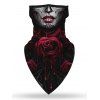 Masque Triangulaire 3D pour Visage D'Halloween à Suspendre - Noir 