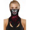 Masque Triangulaire 3D pour Visage D'Halloween à Suspendre - Noir 