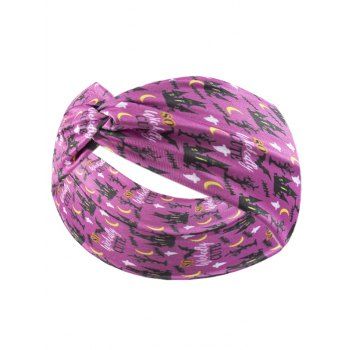 

Halloween Allover Print Twist Headband, Concord