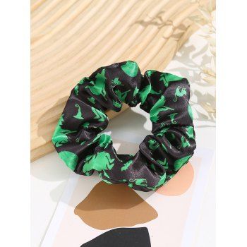 

Allover Print Halloween Scrunchie, Deep green