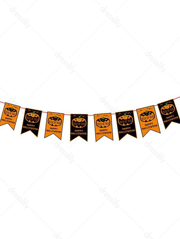 Drapeau de Fête D'Halloween à Suspendre - multicolor B 