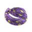 Bandeau D'Halloween Tordu en Avant Imprimé Partout - Pourpre 
