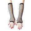 Gants Vintages Evidées en Résille sans Doigts - Noir 1 PAIR