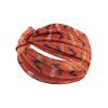 Bandeau D'Halloween Tordu Imprimé Partout - Orange Foncé 