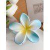 Pince à Cheveux en Forme de Fleur de Frangipanier - Bleu clair 