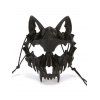 2 Pièces Masques de Protection du Visage pour Halloween - Noir 