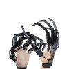 Accessoires de Décoration de Fête de Cosplay de Doigts Articulés d'Halloween - Noir 