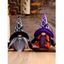 2 Pièces Poupées d'Oornement sans Visage de Gnome Mignon de Fête d'Halloween - multicolor 