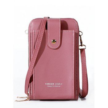 

Multi-purpose Zipper Adjustable Strap Crossbody Bag, Multicolor a